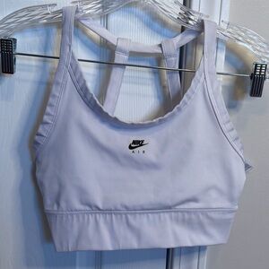 White Nike Sports Bra, M